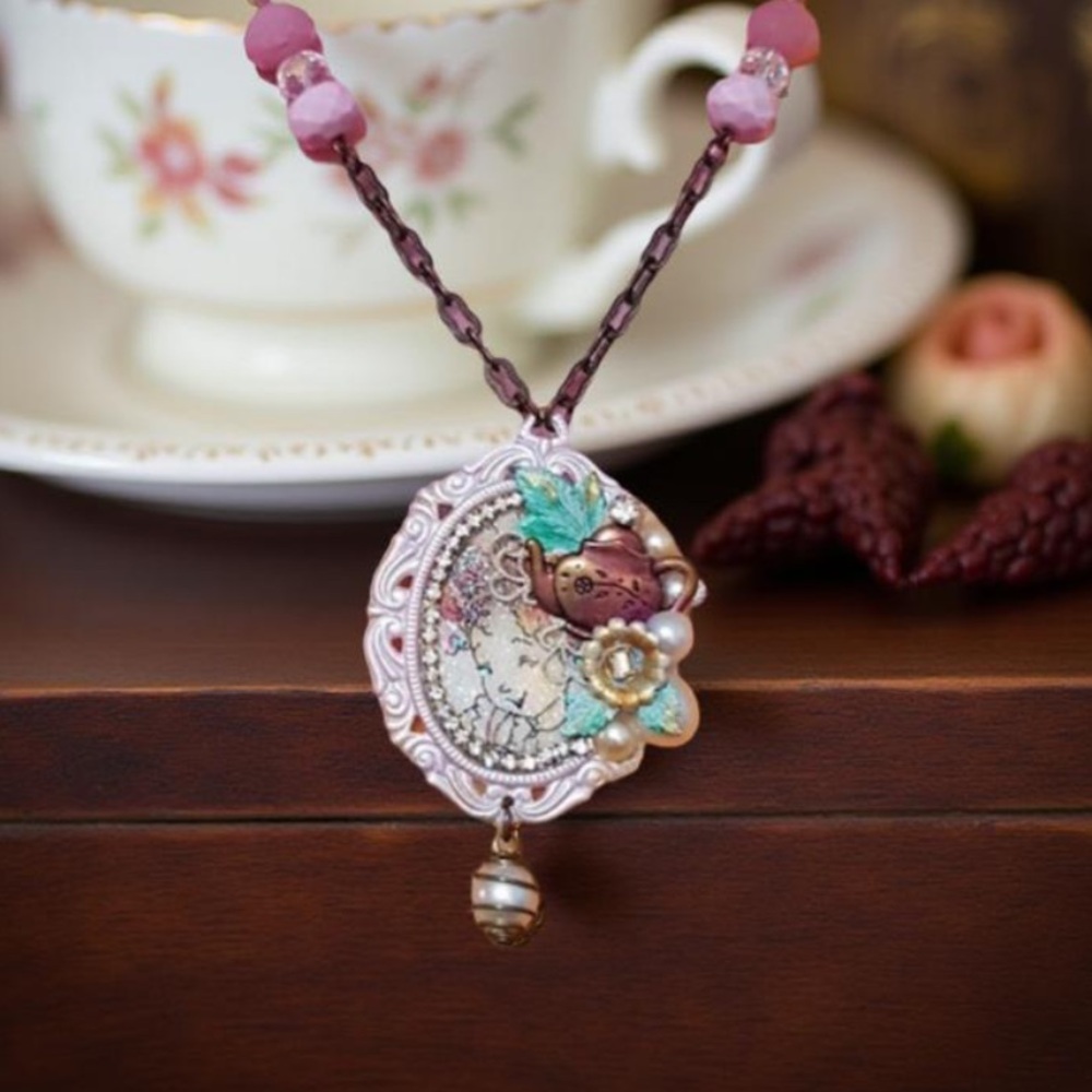 Handcrafted Necklace, Handcraft Necklace One of a kind necklace NWT